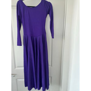 Body Wrappers Adult Praise Dance Solid Dress